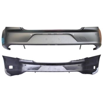 VOLVO VOLVO S90 PLUG-IN  REAR BUMPER COVER PRIMED (WO/BLIS)(W/PK SENSOR)(WO/PK ASSIST) OEM#400053567 2020-2021 PL#VO1100175