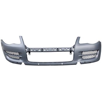 VOLKSWAGEN TOUAREG FRONT BUMPER COVER PRIMED (WO/WASHER)(W/ SENSOR) OEM#7L6807217ARGRU 2008-2010 PL#VW1000171