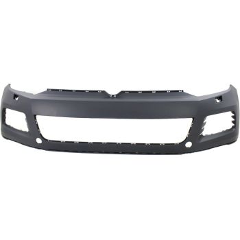 VOLKSWAGEN TOUAREG HYBRID FRONT BUMPER COVER PRIMED (W/WASHER)(EXC R-LINE) **CAPA** OEM#7P6807221CGRU 2011-2014 PL#VW1000194C