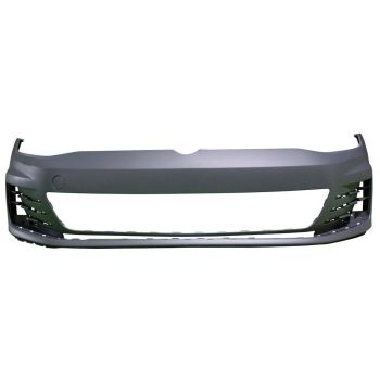 VOLKSWAGEN GTI FRONT BUMPER COVER PRIMED (WO/WASHER)(WO/SENSOR) **CAPA** OEM#5GM807217HGRU 2015-2017 PL#VW1000209C