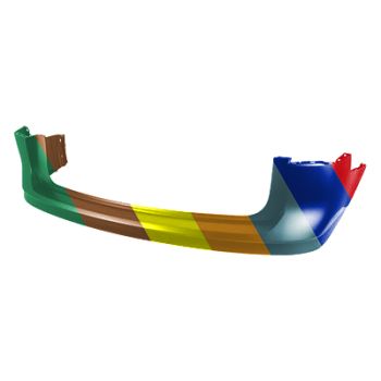 VOLKSWAGEN ATLAS REAR BUMPER COVER PRIMED **CAPA** OEM#3CN807421BGRU 2021-2023 PL#VW1114104C