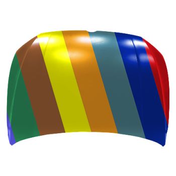 VOLKSWAGEN GTI HOOD **CAPA** OEM#5H0823031H 2022-2023 PL#VW1230158C