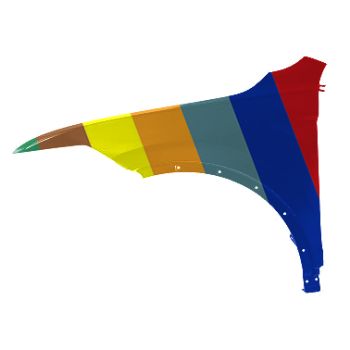 VOLKSWAGEN TIGUAN FENDER LEFT (Driver Side) **CAPA** OEM#5NA821105F 2022-2023 PL#VW1240158C