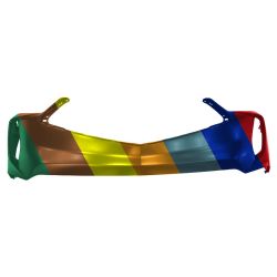 ACURA RDX FRONT BUMPER COVER PRIMED (WO/SENSOR) OEM#04711TJBA20ZZ 2022-2025 PL#AC1000209