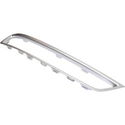 ACURA MDX FRONT BUMPER INSERT MESH FRAME LEFT (Driver Side) SILVER OEM#71109STXA00 2010-2013 PL#AC1038111