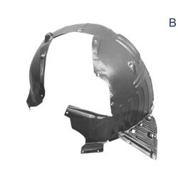 ACURA MDX FENDER LINER LEFT (Driver Side) (WO/LANE KEEP ASSIST) OEM#74151TZ5A00 2014-2015 PL#AC1248131