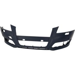 AUDI A3 FRONT BUMPER COVER PRIMED (WO/S LINE) (W/ WASHER)(W/ SENSOR) OEM#8P0807105HGRU 2009-2013 PL#AU1000201