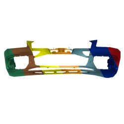 AUDI Q5 / SQ5 FRONT BUMPER COVER PRIMED (W/S-LINE)(W/WASHER)(WO/SENSOR) OEM#8R0807105EGRU 2013-2017 PL#AU1000203