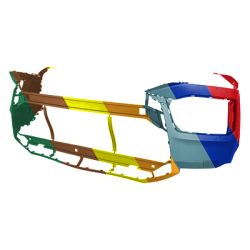 AUDI Q7 / SQ7 FRONT BUMPER COVER PRIMED (WO/WASH)(WO/PK ASSIST)(Q7 WO/S-LINE)**CAPA** OEM#4M0807065QGRU 2020-2023 PL#AU1000300C