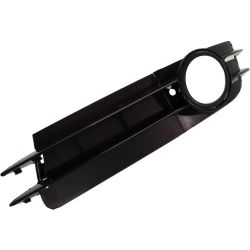 AUDI A6 SEDAN /WAGON FRONT BUMPER COVER GRILLE LEFT (Driver Side) BLACK (WO/S-LINE) OEM#4F0807681A01C 2005-2008 PL#AU1038104