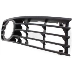 AUDI A4 SEDAN/WAGON (GEN 2)  (1.8L/3.0L) FRONT BUMPER GRILLE RIGHT (Passenger Side) BLACK(OPEN VENT)(For part# 8132722) OEM#8E080768201C 2002-2005 PL#AU1039102