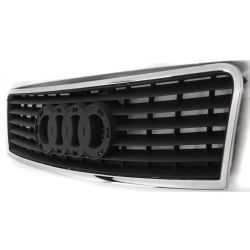 AUDI A6 SEDAN  /WAGON  GRILLE ASSY CHROME/BLACK (6 CYL) OEM#4B0853651F3FZ 2002-2004 PL#AU1200118