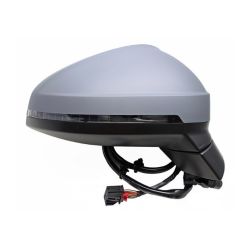 AUDI S4 SEDAN DOOR MIRROR LEFT (Driver Side) PWR/HTD/SIGNAL (W/LANE DEPARTURE)(WO/AUTO DIMMING)(PTM) OEM#8W1857409T9B9-PFM 2017-2019 PL#AU1320136