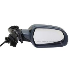 AUDI A4 SEDAN / WAGON DOOR MIRROR RIGHT (Passenger Side) PWR/HTD/SIGNAL/MEMORY (W/ANTI-GLARE)(W/LDW)(PTM) OEM#8K1857410AK01C 2010-2011 PL#AU1321113