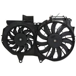 AUDI A4 SEDAN/WAGON (GEN 3)  (2.0L/3.2L) RADIATOR & A/C FAN ASSY (2.0L)(DUAL FAN) OEM#8E0121207F-PFM 2005-2008 PL#AU3115107