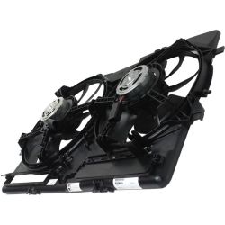 AUDI ALLROAD (A4)(WAGON) RADIATOR & A/C FAN ASSEMBLY (2.0L) OEM#8K0121207A-PFM 2013-2016 PL#AU3115113