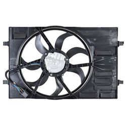 AUDI A3 CABRIO RADIATOR & A/C FAN ASSEMBLY (SINGLE FAN) (2.0L) OEM#5Q0121203DE- 2015-2020 PL#AU3115116