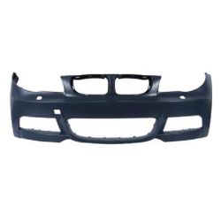 BMW BMW 1 2DOORS/COUPE/CONVERTIBLE FRONT BUMPER COVER PRIMED (W/ M PKG)(W/ WASHER) OEM#51118057508 2008-2013 PL#BM1000224
