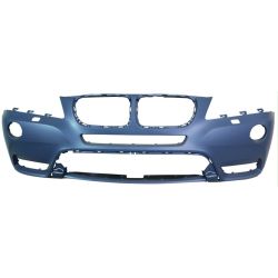 BMW BMW X3 FRONT BUMPER COVER PRM(W/ HL WASHER)(WO/M PKG) **CAPA** OEM#51117261188 2011-2014 PL#BM1000253C