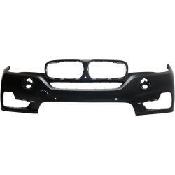 BMW BMW X5 FRONT BUMPER COVER PRIMED W/SURND VIEW (WO/WASH&SENSR&NIGHT VISION&LED FOG) (WO/M SPT) OEM#51117378608 2014-2018 PL#BM1000324