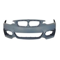 BMW BMW 2 2DOORS/CONV FRONT BUMPER COVER PRIMED (WO/WASH WO/PK SNSR WO/PK ASSIST)(W/M SPORT)(M MDL) **CAPA** OEM#51118058100 2015-2021 PL#BM1000329C