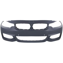 BMW BMW 4 (2DOORS/CONV) FRONT BUMPER COVER PRIMED (W/M SPORT) WO/WASHER W/ PK SENSOR W/PK ASSIST OEM#51118060884 2014-2020 PL#BM1000339