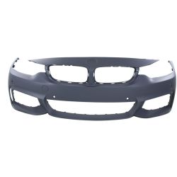 BMW BMW 4 (2DOORS/CONV)  FRONT BUMPER COVER PRIMED (W/M SPORT) WO/WASHER W/ PK SENSOR W/PK ASSIST W/CAMERA OEM#51118061929 2014-2020 PL#BM1000340