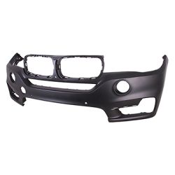 BMW BMW X5  FRONT BUMPER COVER PRIMED (WO/HL WASH)(W/2 SENSOR)(W/SURND VIEW)(WO/M SPT) OEM#51117378609 2014-2018 PL#BM1000393