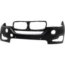BMW BMW X5  FRONT BUMPER COVER PRIMED (WO/HL WASH)(W/6 SENSOR)(W/SURND VIEW)(WO/M SPT) OEM#51117378617 2014-2018 PL#BM1000396