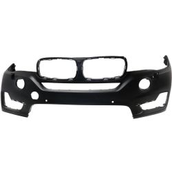 BMW BMW X5  FRONT BUMPER COVER PRIMED (W/HL WASH)(W/2 SENSOR)(WO/SURND VIEW)(WO/M SPT) **CAPA** OEM#51117378601 2014-2018 PL#BM1000397C
