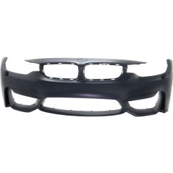 BMW BMW M3 SEDAN FRONT BUMPER COVER PRIMED (W/WASHER)(WO/SENSOR)(WO/CAMERA) OEM#51118058824 2015-2018 PL#BM1000409