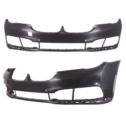 BMW BMW 7 SERIES  (G11/G12) FRONT BUMPER COVER PRIMED (WO/WASHER)(W/ 4 SENSOR)(WO/TOW)(WO/M PKG) OEM#51117402815 2016-2019 PL#BM1000448