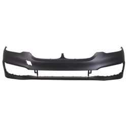 BMW BMW 5 SERIES (SEDAN) FRONT BUMPER COVER PRIMED (WO/WASJER)(WO/SENSOR)(530/540)(WO/M PKG) OEM#51117427447 2017-2020 PL#BM1000467