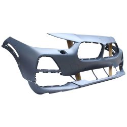 BMW BMW X2 FRONT BUMPER COVER PRIMED (W/HL WASHER)(W/SENSOR)(28i WO/M SPORT) OEM#51119491565 2018-2020 PL#BM1000503