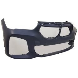 BMW BMW X1 FRONT BUMPER COVER PRIMED (WO/WASHER)(W/SENSOR)(W/PARKING ASSIST)(W/M PKG) OEM#51119883765 2020-2022 PL#BM1000524