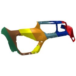 BMW BMW X1 FRONT BUMPER COVER PRIMED (WO/WASHER)(W/PARKING ASSIST)(WO/M SPORT) **CAPA** OEM#51119883249 2020-2022 PL#BM1000535C