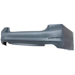 BMW BMW 5 SERIES (SEDAN)  REAR BUMPER COVER PRIMED (540i WO/M PKG)(WO/LUXURY PKG)(W/SENSOR)(W/PARK SYS)**CAPA** OEM#51127475594 2017-2020 PL#BM1100380C