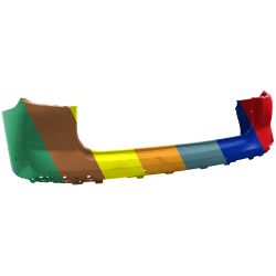 BMW BMW X3 REAR BUMPER COVER UPPER PRIMED (W/SENSOR)(i30 WO/M SPORT) **CAPA** OEM#51125A40FB4 2022-2024 PL#BM1114104C