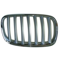 BMW BMW X5 GRILLE RIGHT (Passenger Side) CHR/SLV OEM#51137185224 2007-2010 PL#BM1200183