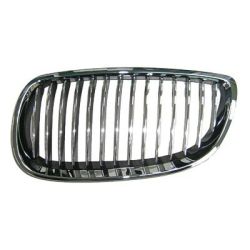 BMW BMW 3 (COUPE) GRILLE LEFT (Driver Side) CHROME FRAME & CHR/BLK INNER OEM#51137157277 2007-2010 PL#BM1200184