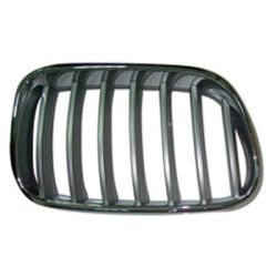 BMW BMW X3 GRILLE LEFT (Driver Side) CHROME TITAN (WO/M PKG)35i OEM#51117338571 2011-2014 PL#BM1200204