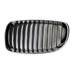 BMW BMW 1 SERIES COUPE/CONVERTIBLE GRILLE LEFT (Driver Side) CHROME FRAME/INNER BLACK OEM#51137166439 2008-2013 PL#BM1200238