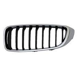 BMW BMW 4 (2DOORS/COUPE) GRILLE LEFT (Driver Side) CHR-BLK (SPORT/M SPORT) OEM#51137294817 2014-2020 PL#BM1200264