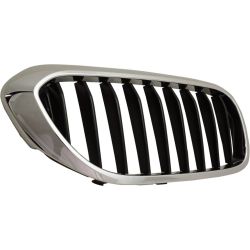 BMW BMW 5 SERIES HYBRID  GRILLE RIGHT (Passenger Side) CHROME/BLACK (W/M PKG)(WO/NIGHT VISION) OEM#51137390864 2018-2020 PL#BM1200299