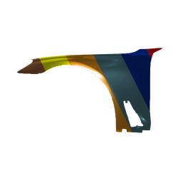 BMW BMW 7 SERIES (G11/G12) FENDER LEFT (Driver Side) (STEEL) OEM#41009621595-PFM 2016-2019 PL#BM1240181