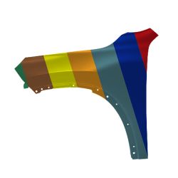 BMW BMW X1 FENDER LEFT (Driver Side) **CAPA** OEM#41009629107 2023-2024 PL#BM1240185C