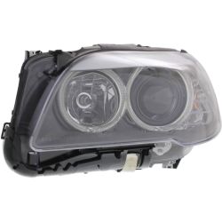 BMW BMW 5 SERIES (SEDAN)  HEAD LAMP ASSY LEFT (Driver Side) (HALOGEN)(WO/AUTO ADJUST) OEM#63117203243 2011-2013 PL#BM2502174