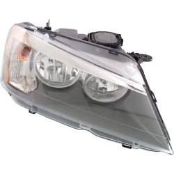 BMW BMW X3  HEAD LAMP ASSY RIGHT (Passenger Side) (HALOGEN) OEM#63117222026 2011-2014 PL#BM2503170