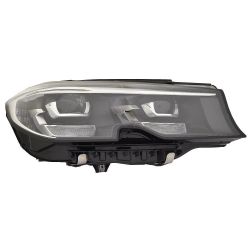 BMW BMW 3 SEDAN (330i/330e/M340i) HEAD LAMP UNIT RIGHT (Passenger Side) (LED)(WO/ADAPTIVE HL) OEM#63118496154 2019-2022 PL#BM2503196