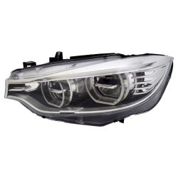 BMW BMW 4 CONVERTIBLE HEAD LAMP UNIT LEFT (Driver Side) (LED)(WO/LOGO) OEM#63117377855 2014-2017 PL#BM2518157